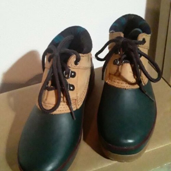 Nine West Brynada Green Rain Boots - Picture 3 of 4